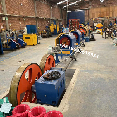 800r/min roterende snelheid buisvormige stranding machine voor 630 spoel