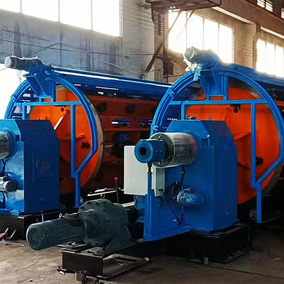 Cu Kabel Vastlopende Machine Draad Ronde Geleider Compacte Tubulaire Stijve Strander 250rpm