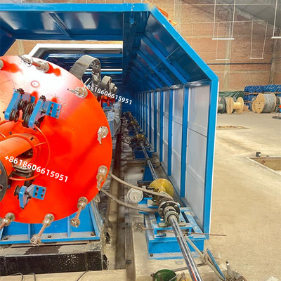 Draad en Draadtrekkenskip die Machine/Materiaal Roterend Boogtype vastlopen