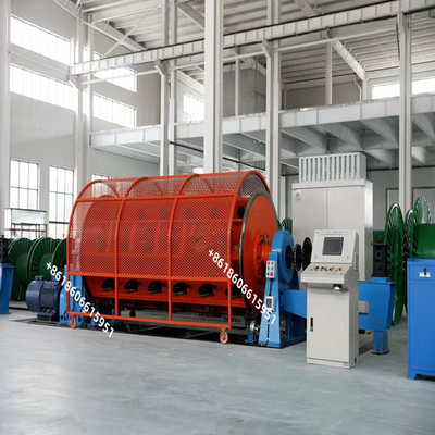 250 r/min Rigid Stranding Machine Step Less Aanpassen voor aluminiumgeleider