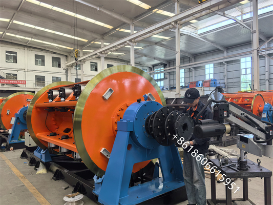 12+18+24 / 500 Duurzame automatisch laden rigide type kabel stranding machine voor koperdraad