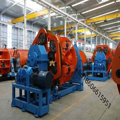 Ø45mm Max Stranding OD Draadstranding Machine voor geïsoleerde draad Ø2.0-Ø8.0mm Input vereiste