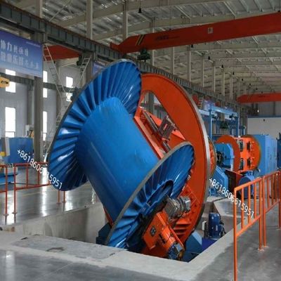 Professionele JPD2500 trommel twister machine voor grote geleider stranding sector kabels