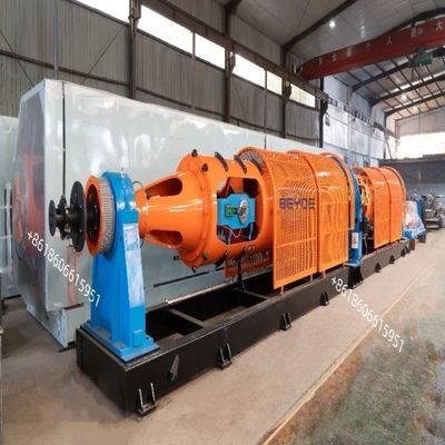 High Speed Tubular Stranding Machine voor 7-draad lage dichtheid olie smeer en afzonderlijke AC variabele frequentie motor