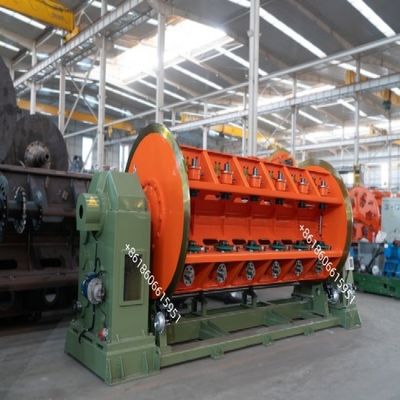 Machine voor het stranden van kabels met een stijf frame, met een koperen en aluminium geleider 500/1+6+18+244
