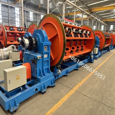 Vooraf gevormde draad (TW) overhead geleider Rigid Stranding Machine JLK-710/12+18