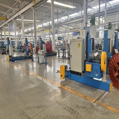Portal type draad aftrekken en opnemen machine gantry aftrekken machine om alle koningen van kabels met grote diameter op te rollen