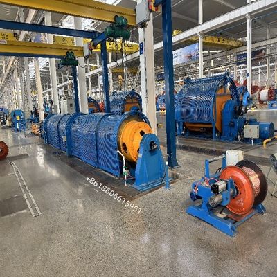 Energie-efficiëntie Tubular Stranding Machine voor de productie van kabels JGG-500/1+6