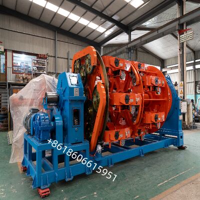 Planetary Stranding Machine voor eenvormige strenglading en verbeterde kabelmechanische eigenschappen met all-gear back twisting