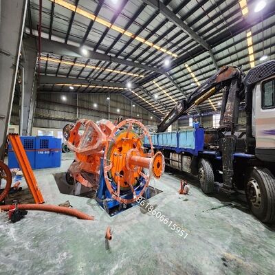 Opleggingsmachine met SZ-strandingrichting en staploze verstelbare opleggingshoogte, gecontroleerd door PLC en HMI touchscreen